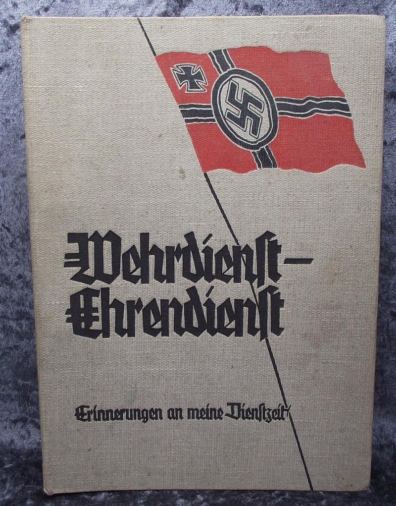 Wehrmacht Memory Service Book. Wehrdienst Ehrendienst.