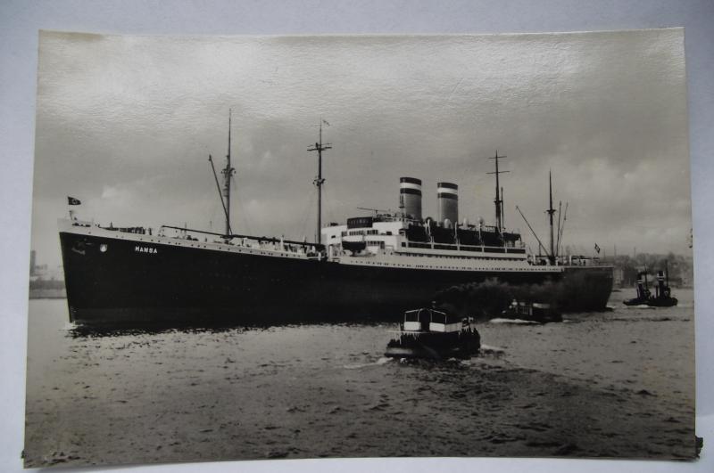 KDF Liner ''Hansa'' Photo Post Card.