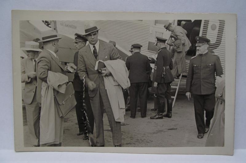 Max Schmeling Photo Post Card.