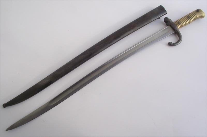 French 1866 Pattern ''Chassepot''  Bayonet. Matching Numbers.