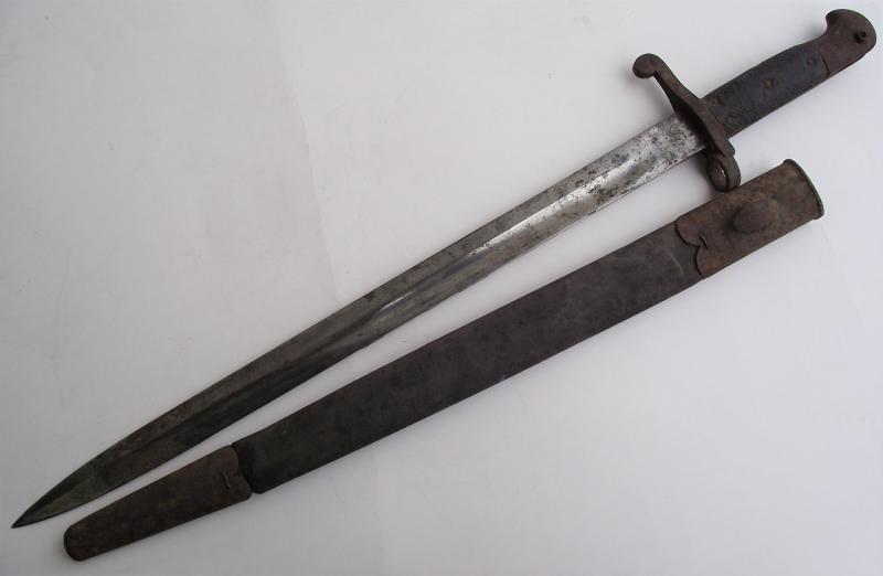 British 1887 MKI Sword Bayonet. Enfield.