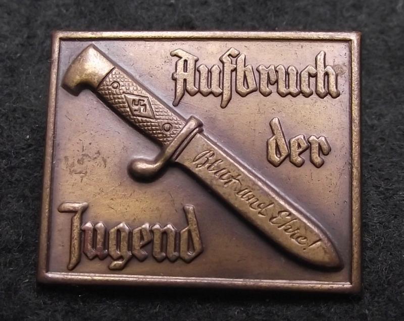 Hitler Youth  Event Badge / Tinnie. Aufbruch Der Jugend.