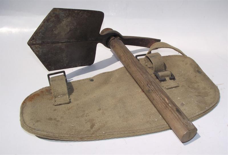 1942 Dated British Entrenching Tool Set.