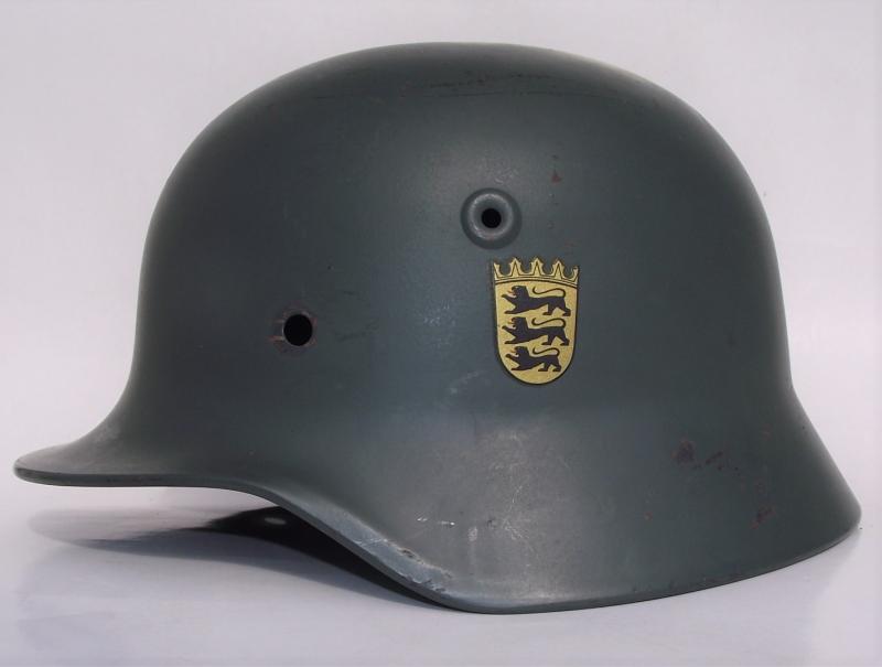 M40 Baden Wurttenberg Police Helmet. Quist.