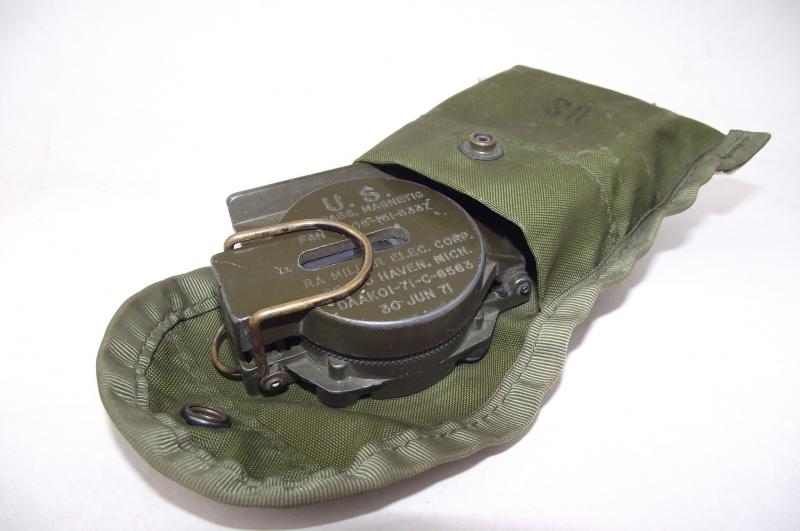 U.S.Vietnam Period, Army Issued Compass and Pouch.