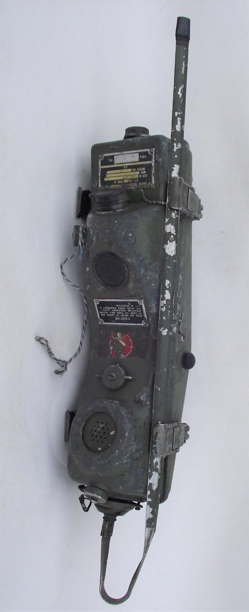 U.S. Vietnam Period RT-196, PRC-6, Radio Reciever Transmitter. Walkie Talkie