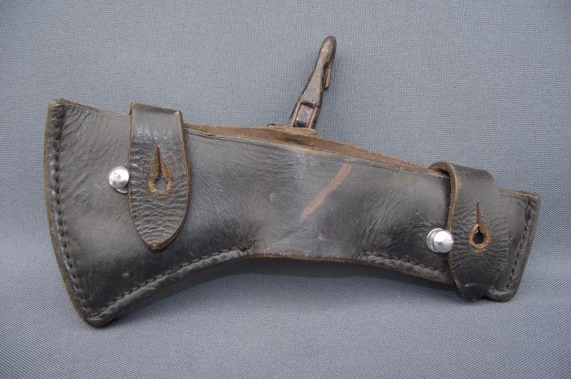 German Leather Fire Axe Cover.