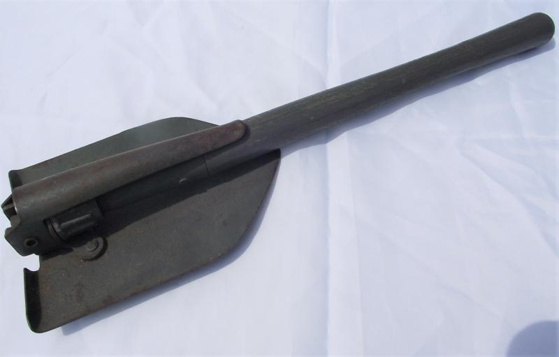 Iraqi Folding Shovel, Jihm Marked.