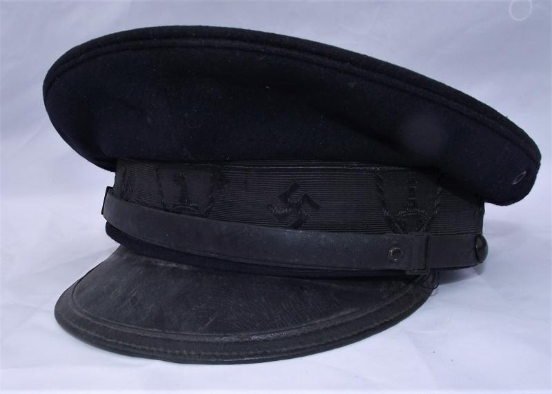 German Veterans Association Peaked Cap. Damaged.