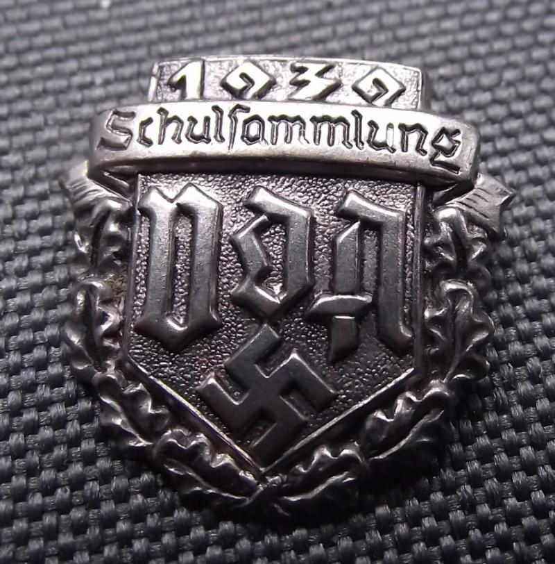 1939 Schule Sammlung Badge.