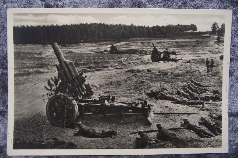 Wehrmacht Photo Post Card. Artillery.