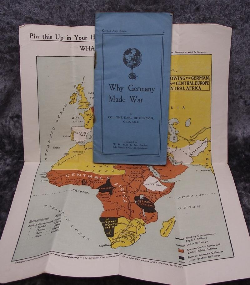 1918 Dated ''Why Germany Made War'' Booklet.