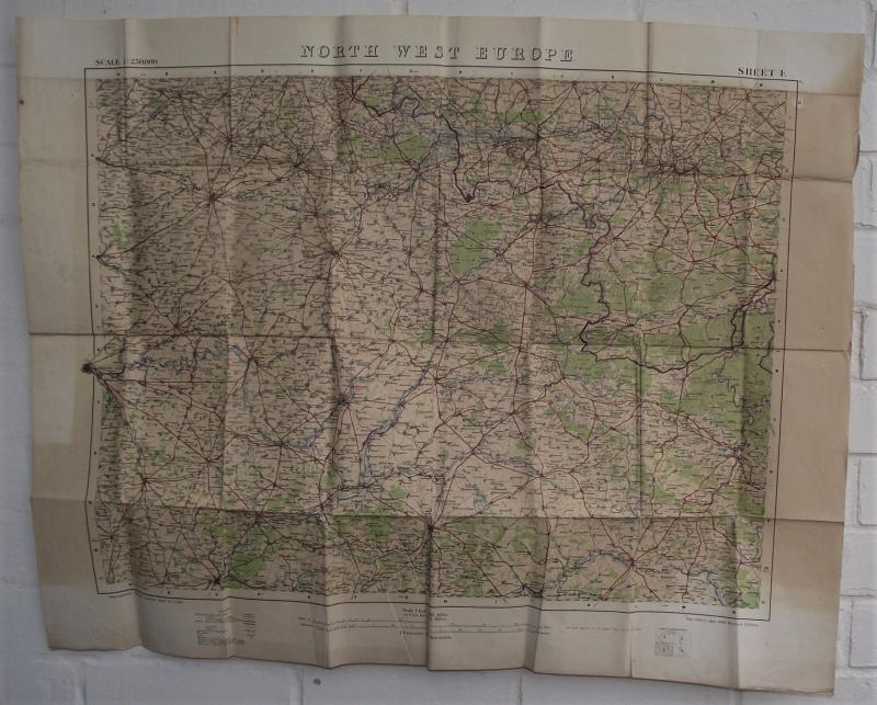 Crow Valley Militaria | WW1 British Map, 1918 France. Amiens, Arras, St ...