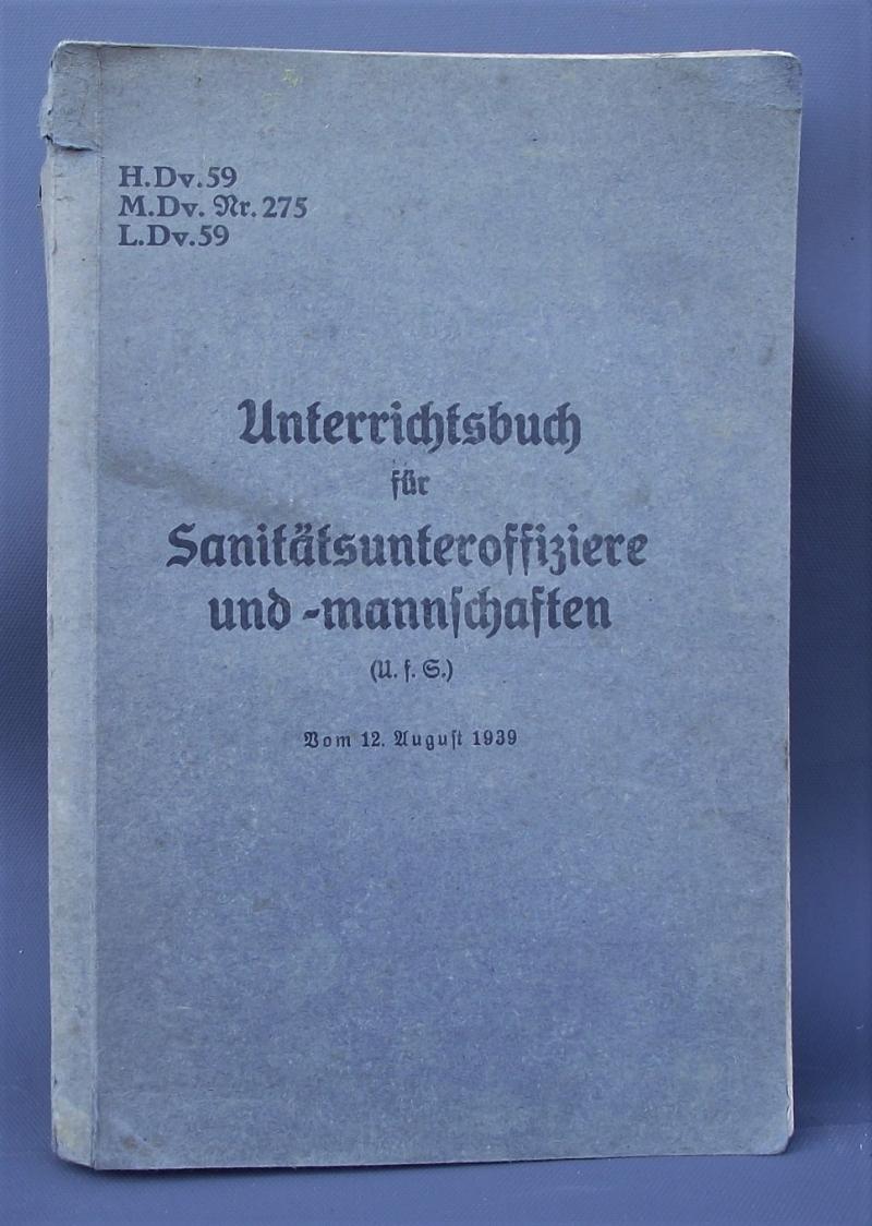 Wehrmacht Medical Handbook, 1939. Naval School.