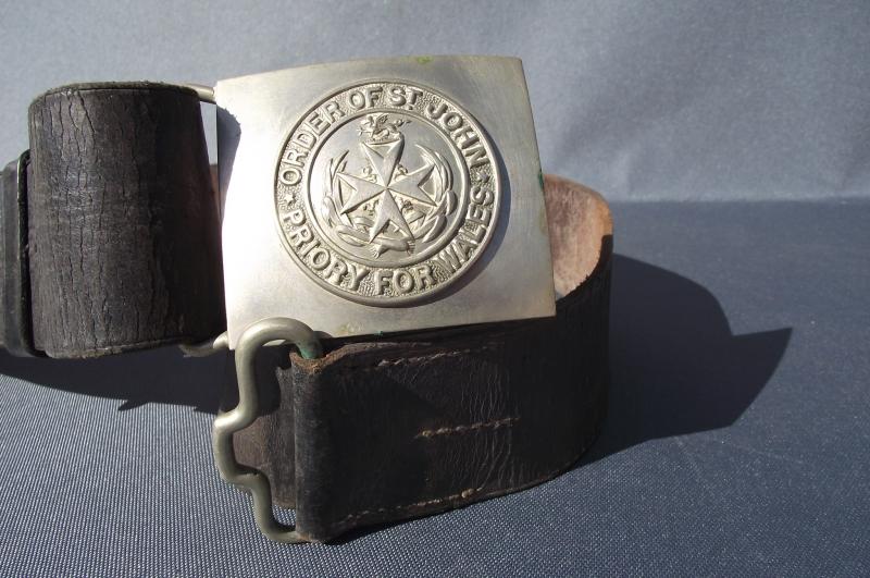 Vintage Order of St-John, Priory of Wales Belt and Buckle.
