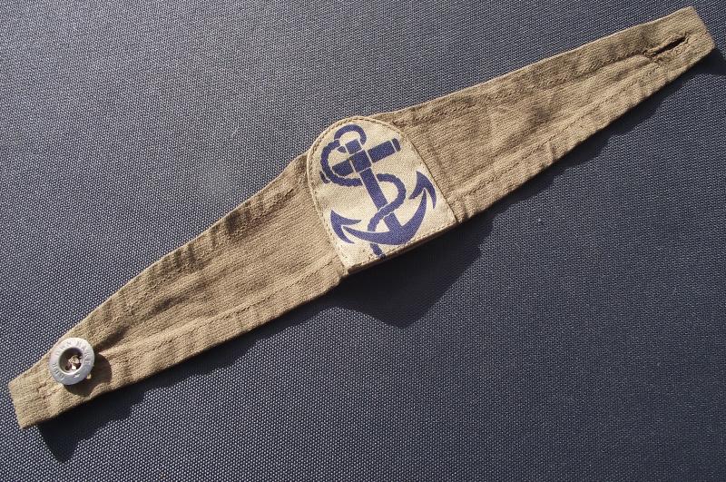 WW2 Royal Navy Leading Seaman Tropical Armband.