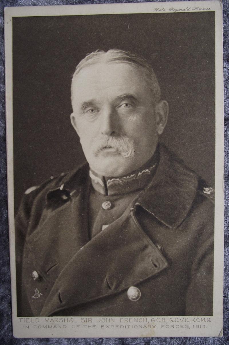 WW1 British Post Card. Field Marshal Sir John French.