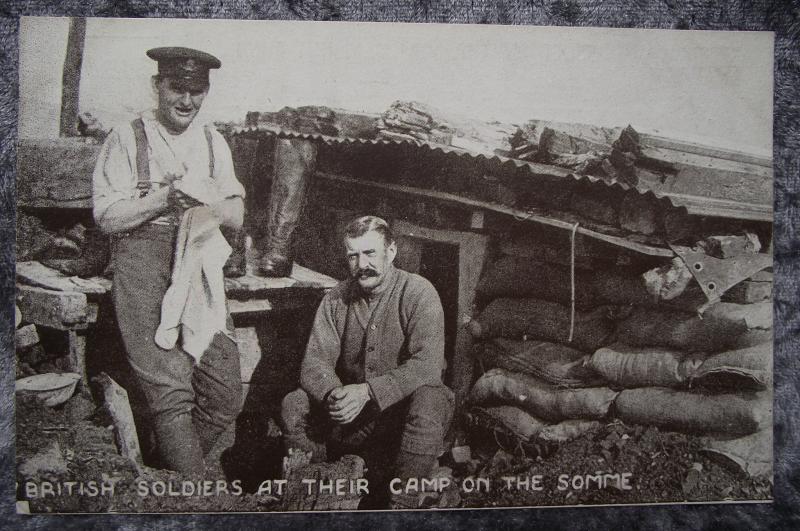 WW1 British Post Card. Somme.