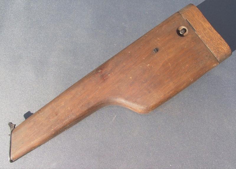 Canadian Inglis High Power Wooden Shoulder Stock.