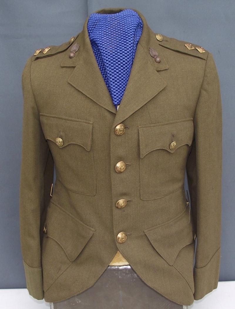 1945 Dated Named Royal Scotts Fusiliers Officers Service Dress Jacket.