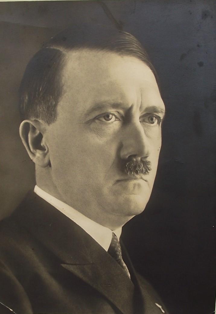 Large Hoffmann Hitler Photograph.