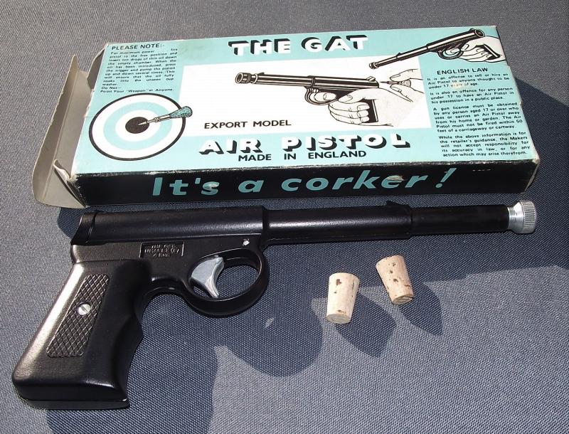 ''The Gat'' Boxed Air Pistol.