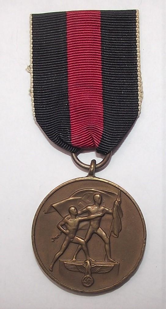 Czech Annexation Medal.