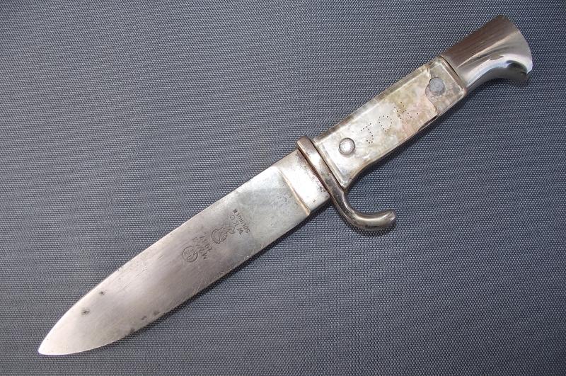 U.S. ''GI'' Converted HJ Dagger with Motto.