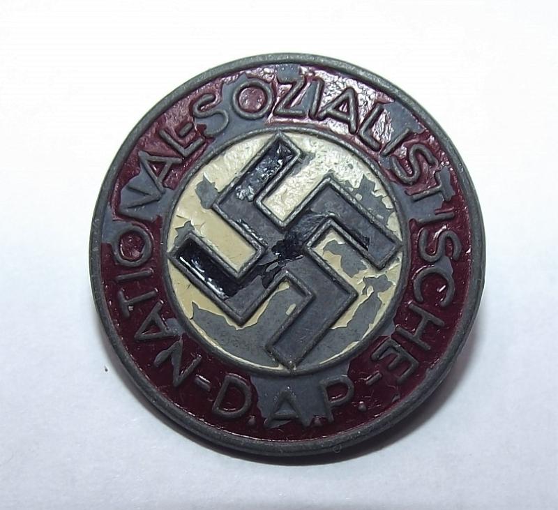 NSDAP Membership Badge. M1/105. Heinrich Vogt.