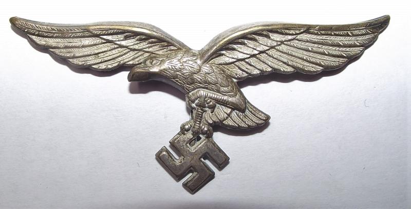 German Luftwaffe Tropenhelm Metal Eagle.