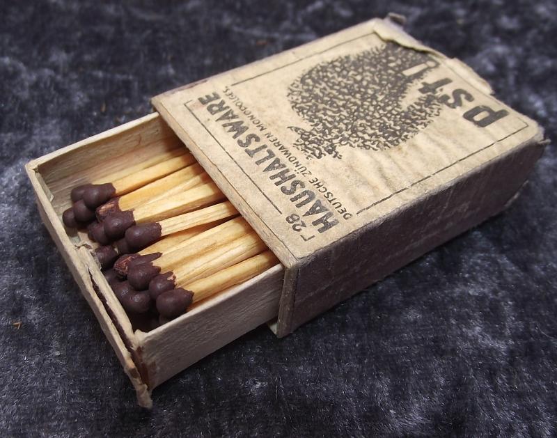 German Personal Items.  Box of Matches.