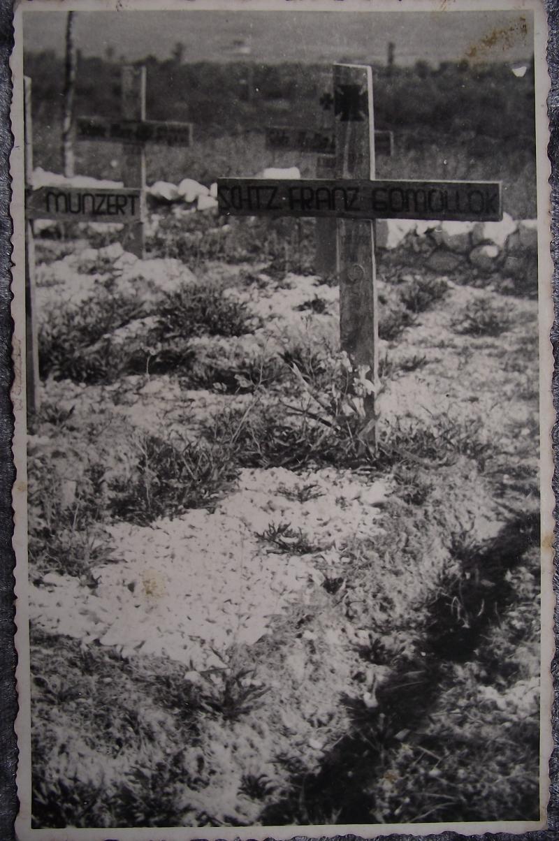 Wehrmacht Photo Post Card. Heer Grave.