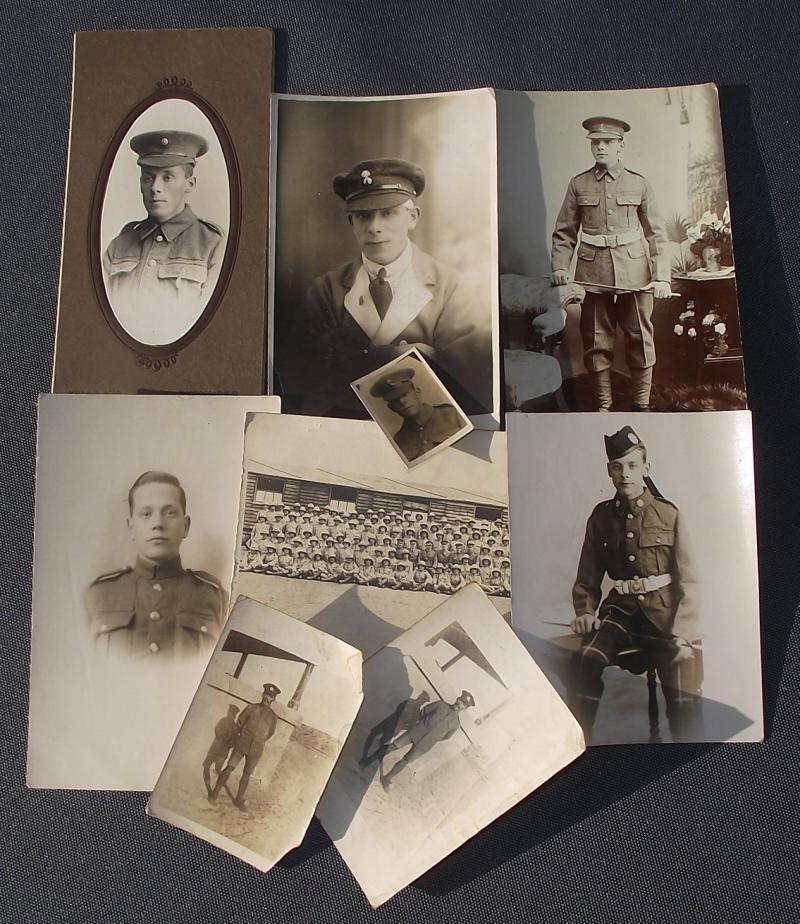WW1 Soldiers Photo Group.