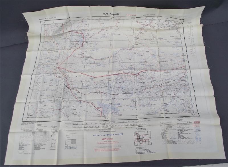 British Silk Escape Map. Kandhar.