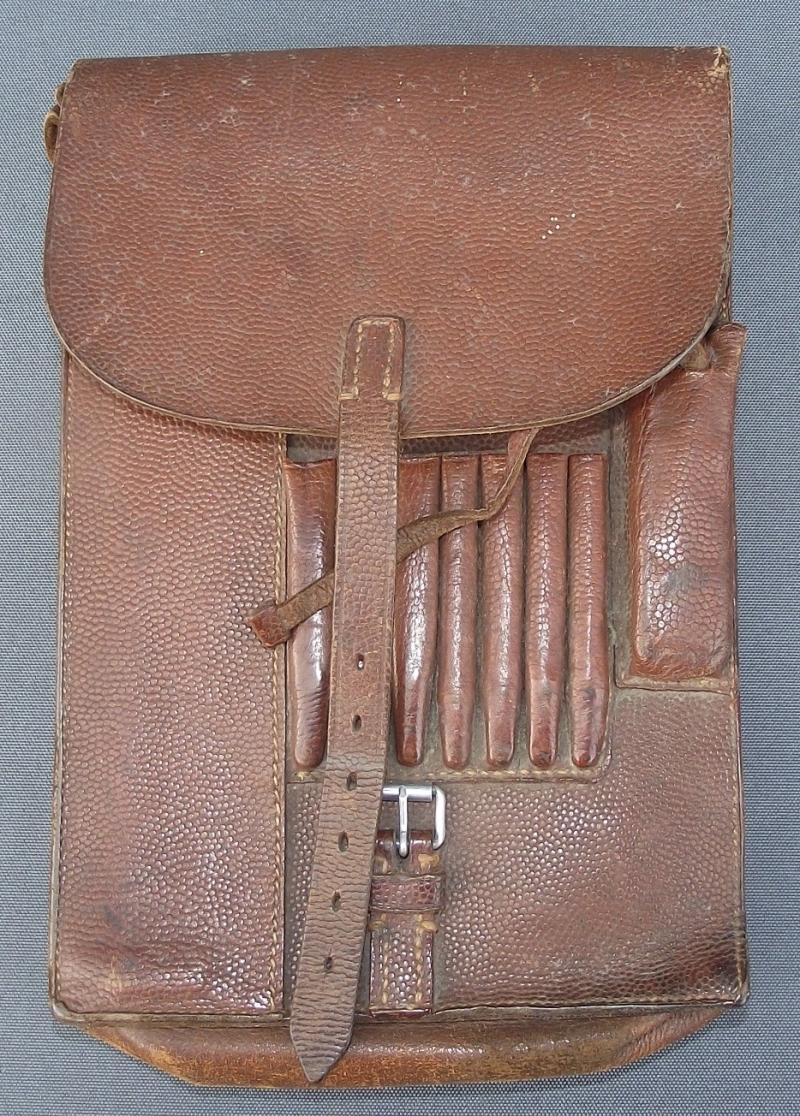 1938 Dated German Leather Map Case.