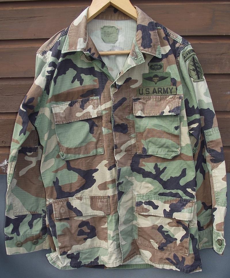 US Army Airborne Riggers Special Forces BDU Jacket.