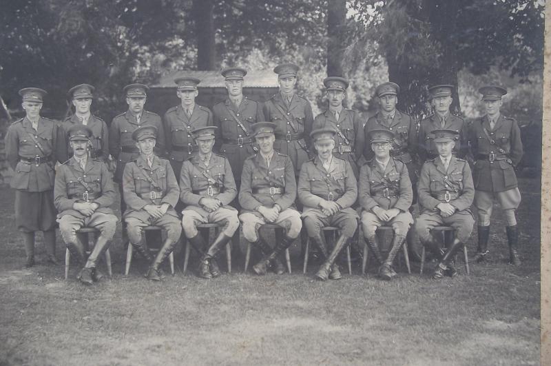 1933 Dated Large Light Infantry Officers Photo. Witchurch.