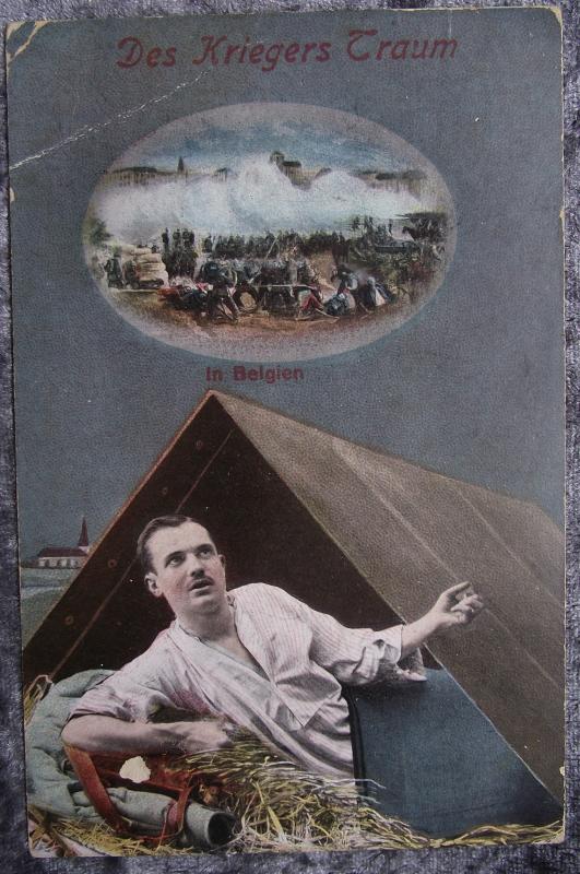 Imperial German Post Card. In Belgien,1914.