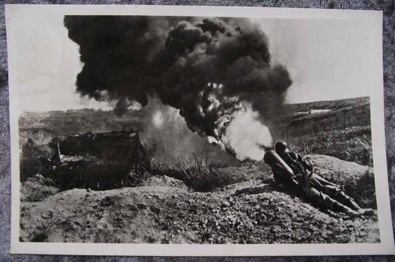 Imperial German Post Card. Stosstrupps Flammenwerfer.