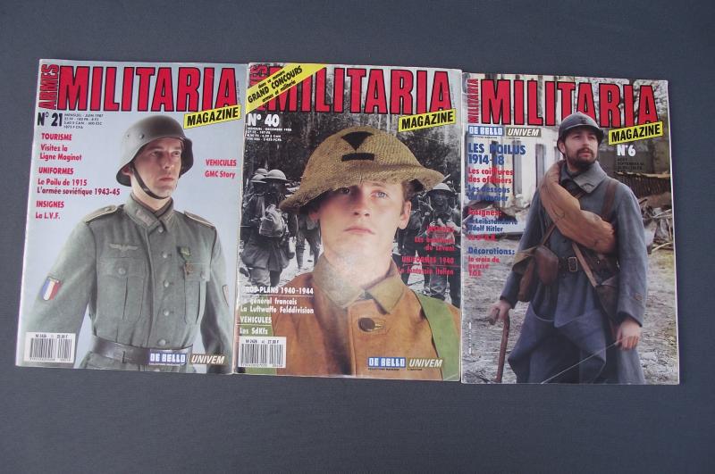 Armes Militaria Magazine X3. Numbers 21/40/6.