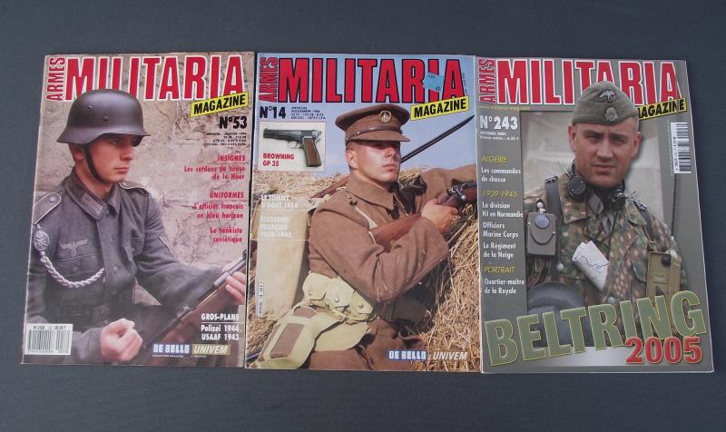 Armes Militaria Magazine X3. Numbers 243/53/14.