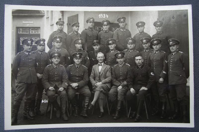 Wehrmacht Photo Post Card. Early Heer Troops, 1934.