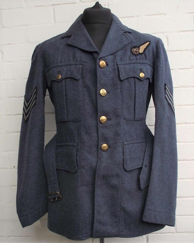 1945 Dated RAF Sergeant Air Gunners Service Dress Tunic.