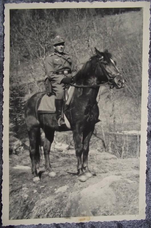 Wehrmacht Photo Post Card. Heer. Horseback.