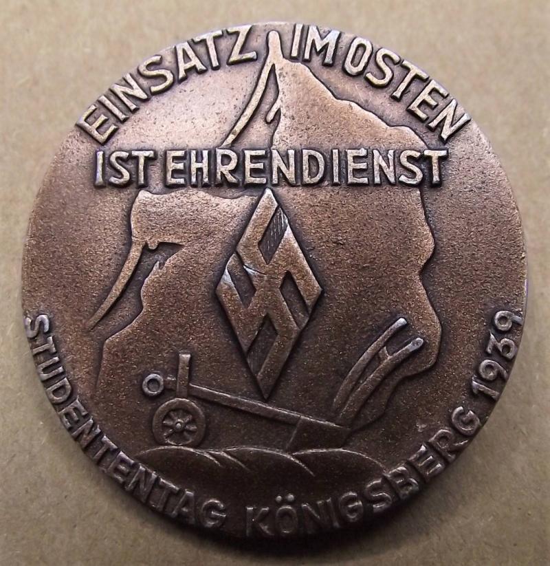 Hitler Youth Tinne/ Event Badge. Studententag Konigsberg, 1939.