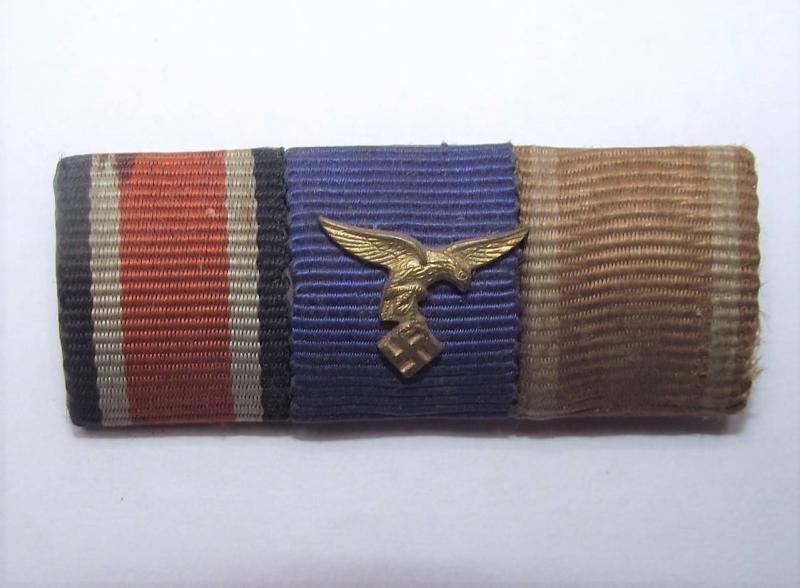 Luftwaffe Three Place Ribbon Bar.