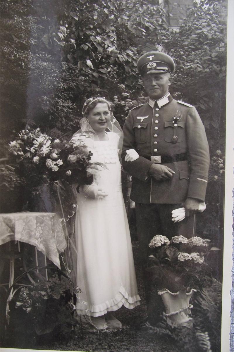 Wehrmacht Photo Post Card. Heer Wedding.