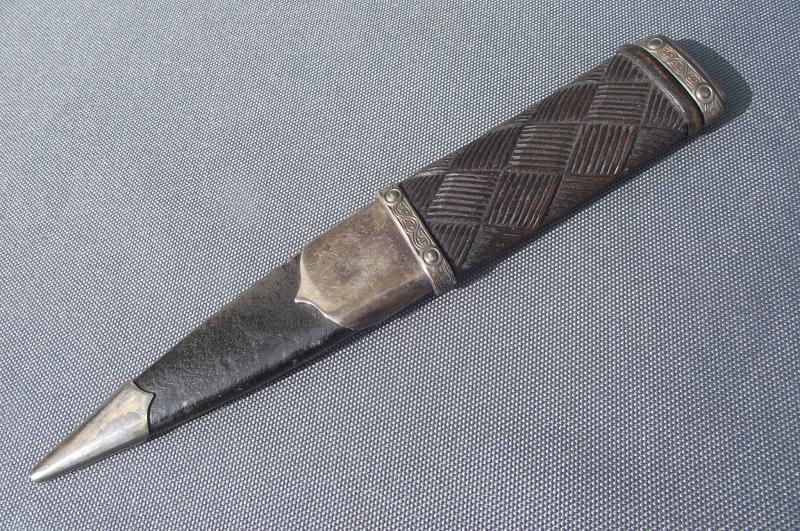 Vintage Skean Dhu. Silver Marked.