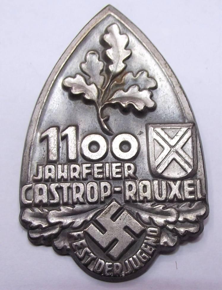 Hitler Youth Tinne/ Event Badge. Fest Der Jugend.