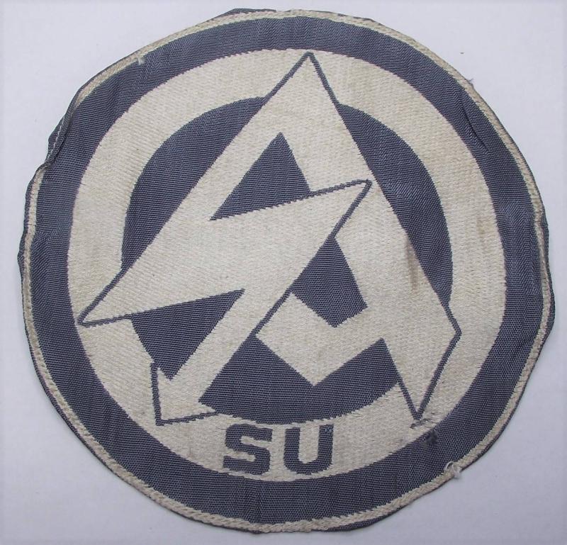 SA Sports Shirt Roundel with RZM Paper Label. Gruppe Sudetenland